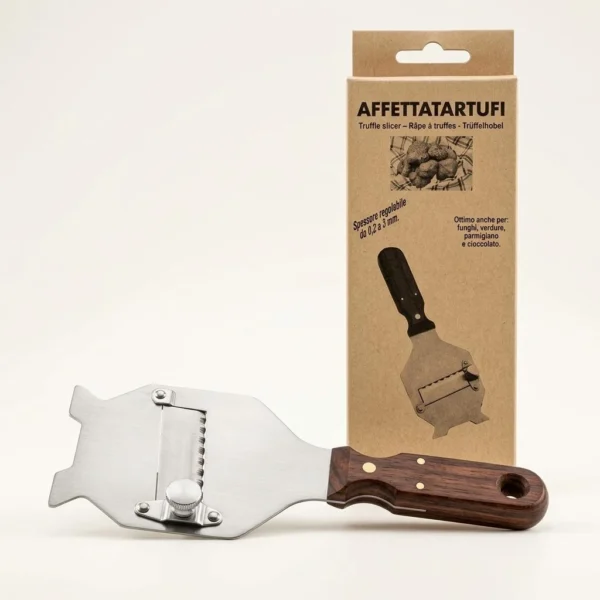 Truffle Slicer Stainless Steel With Wooden Handle Truffle Slicer Stainless Steel With Wooden Handle - Premium Quality