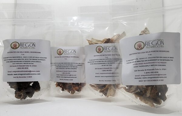 Dried Mushroom Sampler Dried Mushroom Sampler Wild USA